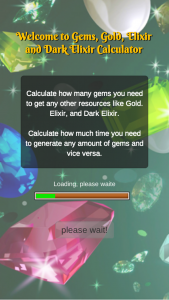 اسکرین شات برنامه Gems calc for clashers game 1
