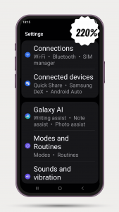 اسکرین شات 3 برنامه Font Resizer: Change Font Size