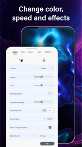 اسکرین شات برنامه Magic Fluid: Live Wallpaper 5