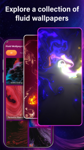 اسکرین شات 1 برنامه Magic Fluid: Live Wallpaper