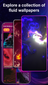 اسکرین شات برنامه Magic Fluid: Live Wallpaper 1