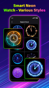 اسکرین شات برنامه Smart Watch - Clock Wallpaper 1