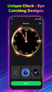 اسکرین شات برنامه Smart Watch - Clock Wallpaper 2