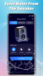 اسکرین شات برنامه Water Remover: Speaker Cleaner 1