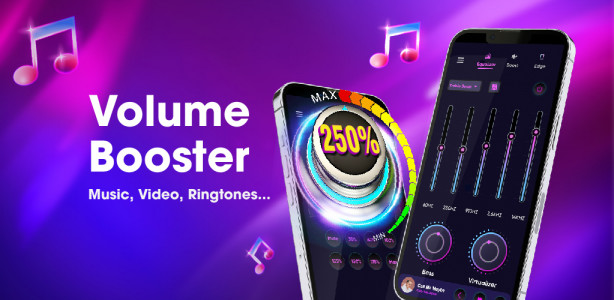 اسکرین شات 1 برنامه Volume Booster: Sound Booster