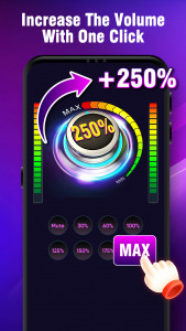 اسکرین شات 2 برنامه Volume Booster: Sound Booster