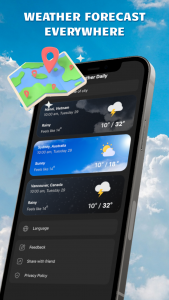 اسکرین شات برنامه Weather Tracker: Daily Weather 4