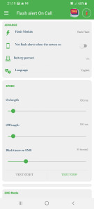 اسکرین شات 3 برنامه color flash alert: flash call