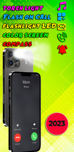 اسکرین شات 1 برنامه color flash alert: flash call