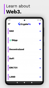 اسکرین شات برنامه Crypto Pie: Learn Crypto & BTC 5
