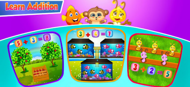 اسکرین شات بازی Preschool Kids Math Learning Game 1