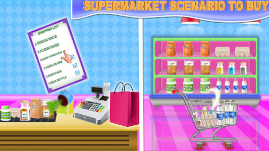 اسکرین شات بازی Rainbow Cupcake Factory: Bakery Food Maker Shop 4