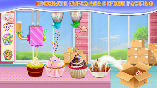 اسکرین شات بازی Rainbow Cupcake Factory: Bakery Food Maker Shop 8