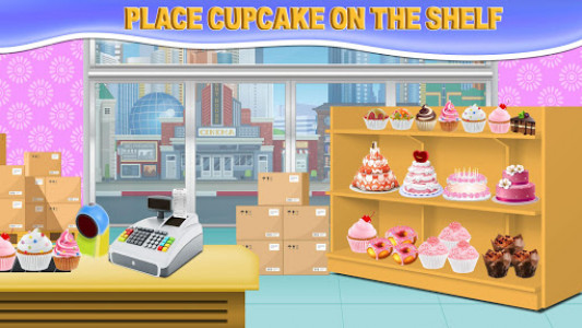 اسکرین شات بازی Rainbow Cupcake Factory: Bakery Food Maker Shop 7
