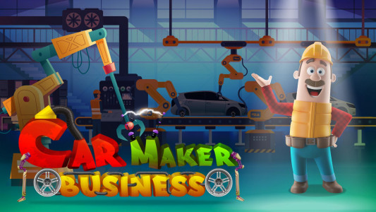 اسکرین شات بازی Car Maker Business: Build Vehicles at Factory 1