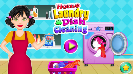 اسکرین شات بازی Home Laundry & Dish Washing: M 3