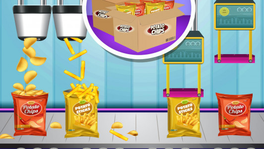 اسکرین شات بازی Potato Chips Food Factory – Cr 1