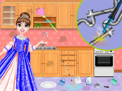 اسکرین شات بازی Princess Doll House Games 3