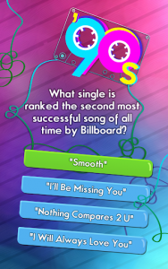 اسکرین شات بازی Top 90s Music Trivia Quiz Game 6