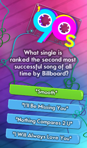 اسکرین شات بازی Top 90s Music Trivia Quiz Game 7