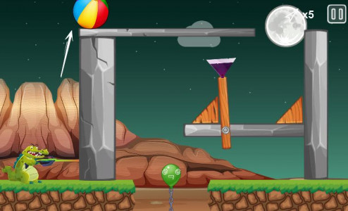 اسکرین شات 1 بازی Unlucky Balloons