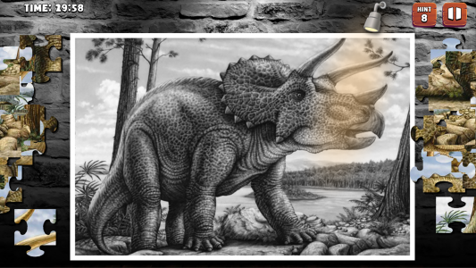 اسکرین شات 3 بازی Dinosaurs Jigsaw Puzzle