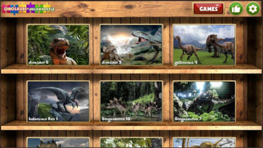 اسکرین شات بازی Dinosaurs Jigsaw Puzzle 3