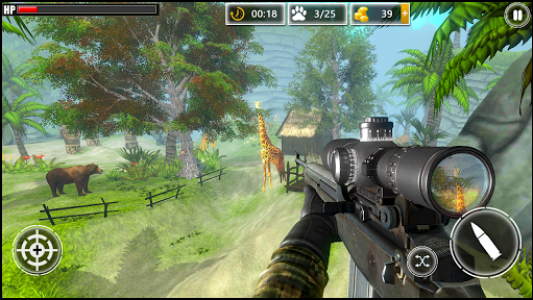 اسکرین شات بازی Animal Hunter Sniper Shooter : Fast Hunting Games 1