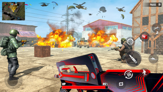 اسکرین شات 3 برنامه Army Commando Strike Shooter