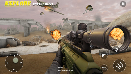 اسکرین شات 2 بازی World War Sniper - Gun Games