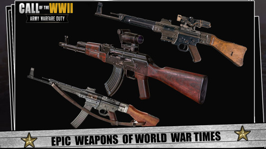 اسکرین شات بازی Call of WW2 Army Warfare Duty 3