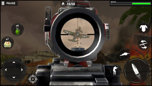 اسکرین شات بازی World War Army Commando Strike 4