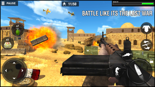 اسکرین شات بازی World War Army Commando Strike 3