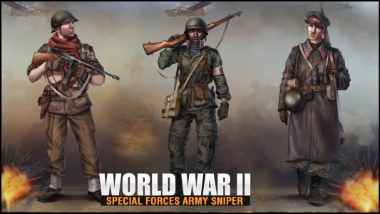 اسکرین شات 1 بازی World War Army: FPS WW2 Games