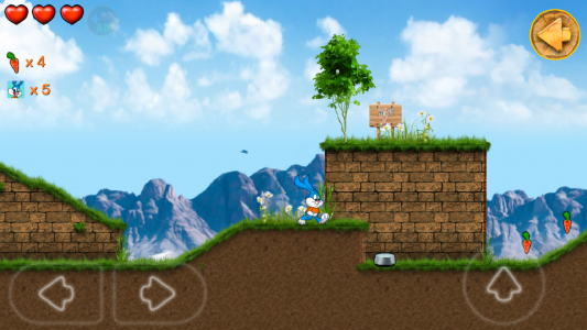 اسکرین شات بازی Beeny Rabbit Adventure Platformer World 1