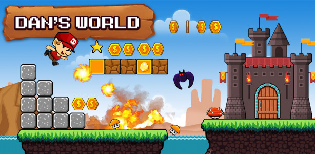 اسکرین شات بازی Super Dan's World - Run Game 1