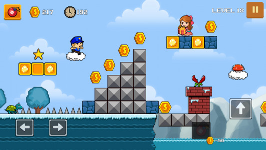 اسکرین شات 3 بازی Super Dan's World - Run Game