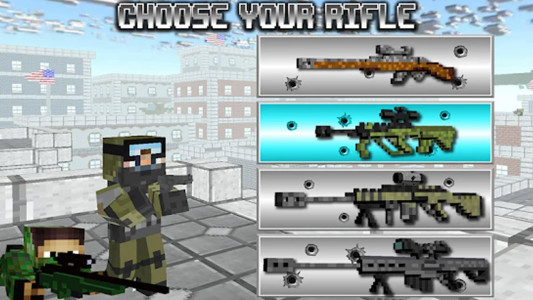 اسکرین شات 1 بازی American Block Sniper Survival