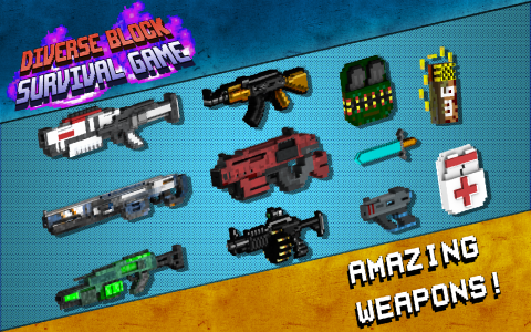 اسکرین شات 2 بازی Diverse Block Survival Game