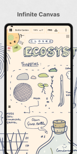 اسکرین شات 1 برنامه Concepts: Sketch, Note, Draw