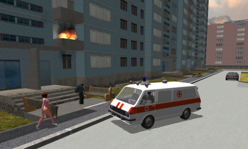 اسکرین شات بازی Ambulance Simulator 3D 4