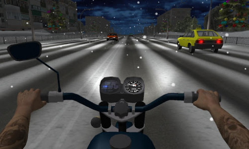 اسکرین شات بازی Russian Moto Traffic Rider 3D 5