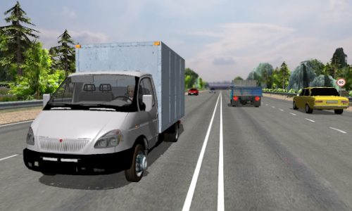 اسکرین شات بازی Traffic Hard Truck Simulator 1