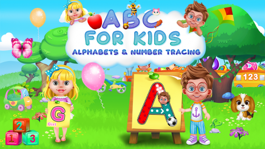 اسکرین شات بازی ABC Tracing Alphabets And Numbers 6