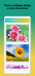 اسکرین شات برنامه Flower Wallpaper HD 3