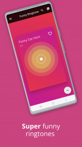 اسکرین شات 2 برنامه Funny Ringtones for Android