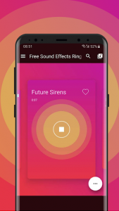 اسکرین شات برنامه Sound Effect Ringtones Free 4