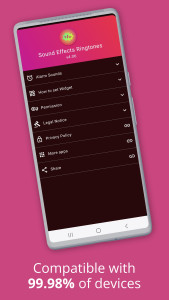 اسکرین شات 6 برنامه Sound Effects Ringtones