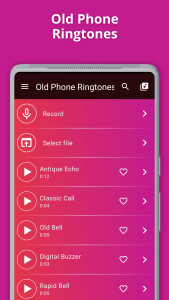 اسکرین شات 1 برنامه Old Phone Ringtones