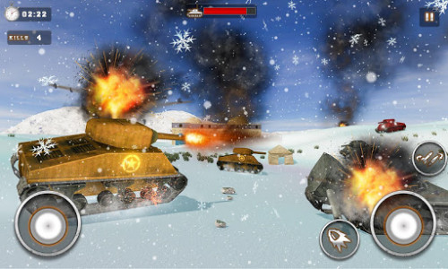 اسکرین شات بازی Mini Tank Battle Blitz 3d: Tanks fight games 2019 7